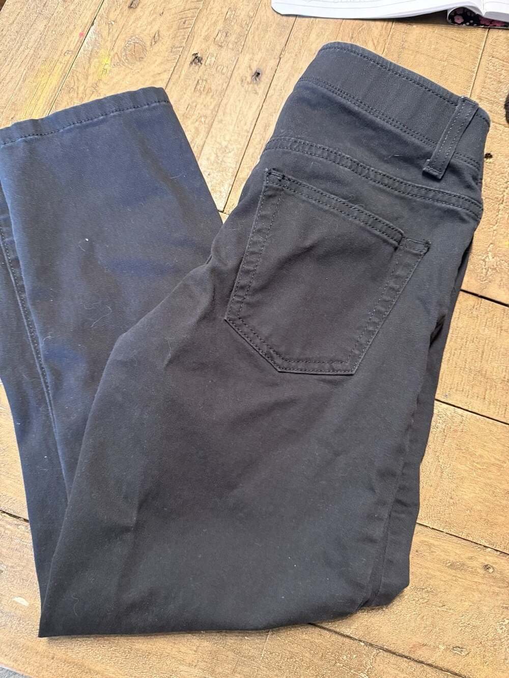 Sonoma Goods For Life Flexwear Black 5-Pocket Twill Pants